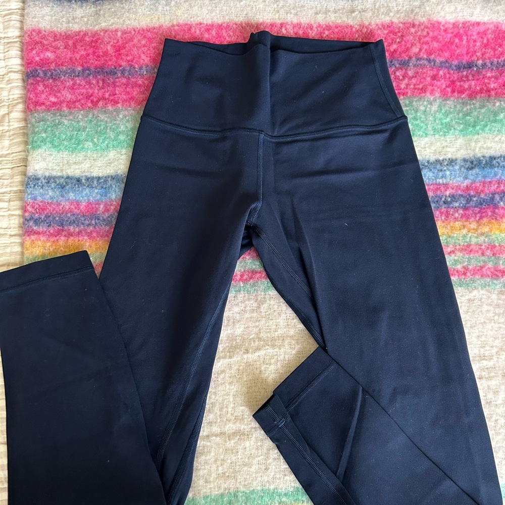 Navy Lululemon Align Leggings 25”